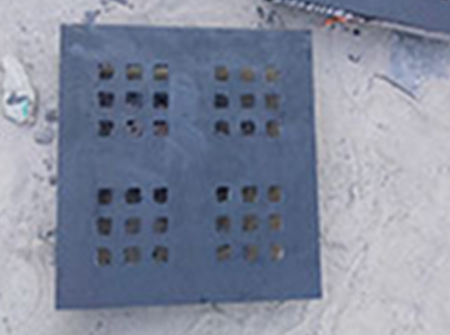 铺地用铸铁地板500*500*35（正面）